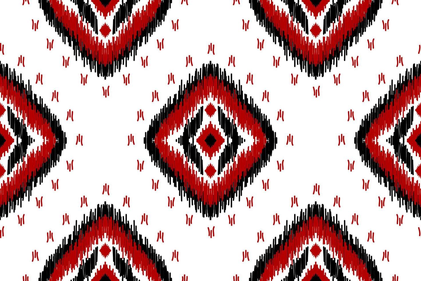 etnico ikat senza soluzione di continuità modello nel tribale. azteco geometrico etnico ornamento Stampa. ikat modello stile. vettore