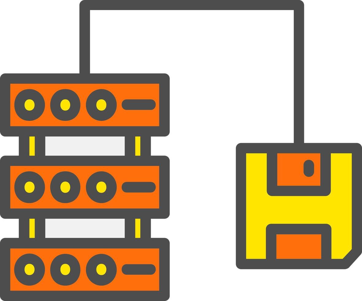 icona di vettore del database