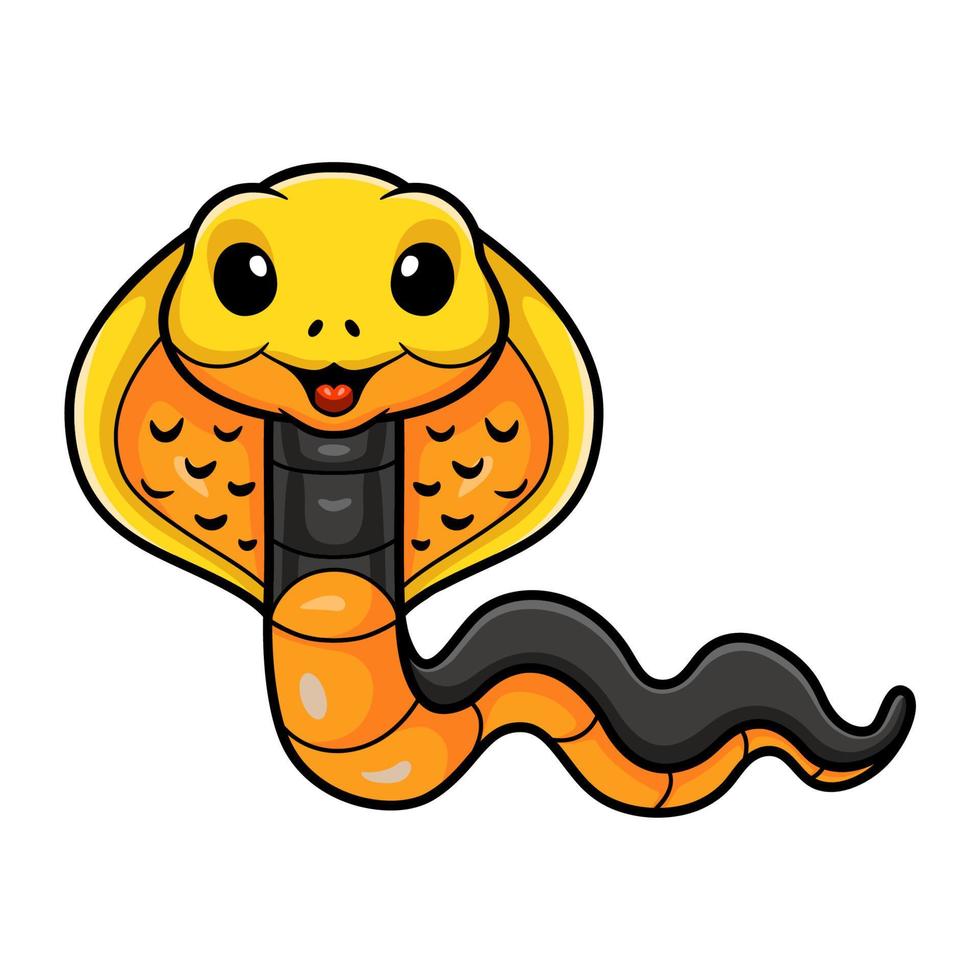 carino Filippine cobra cartone animato vettore