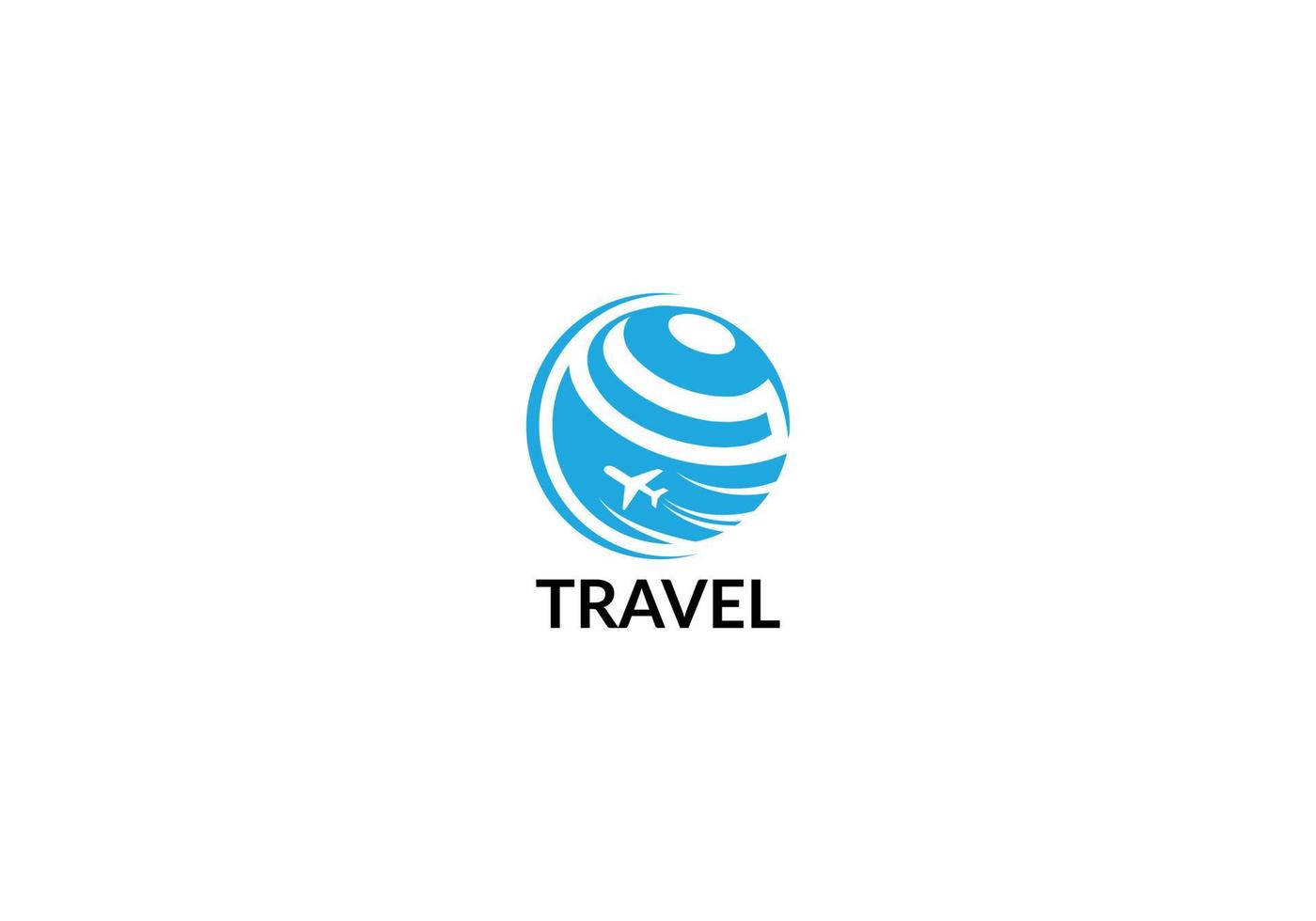 astratto viaggio emblema logo design modello vettore