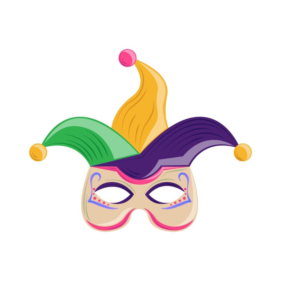 festivo maschera mardi gras vettore