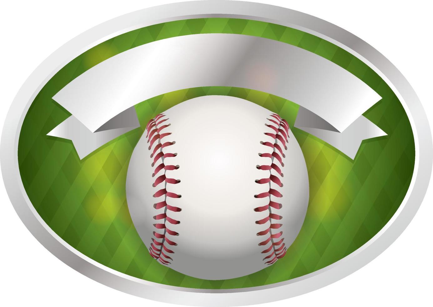 baseball emblema illustrazione vettore