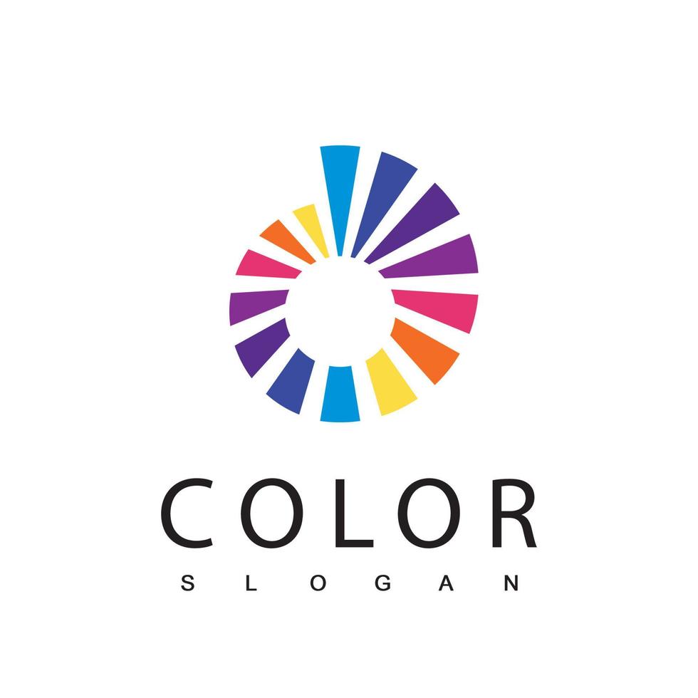 astratto colorato logo modello design vettore