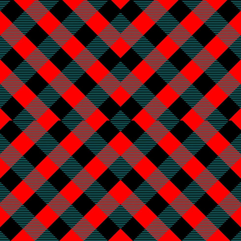 rosso plaid senza soluzione di continuità geometrico modello design vettore