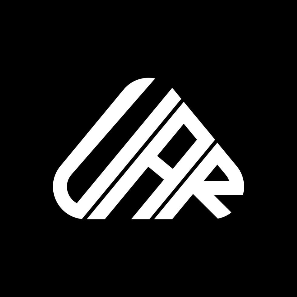 uar lettera logo creativo design con vettore grafico, uar semplice e moderno logo.