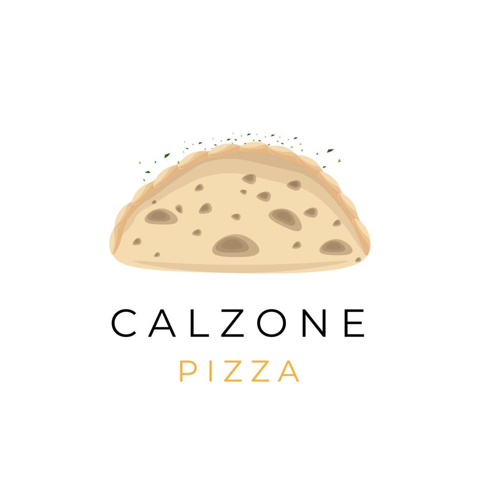 delizioso Pizza Calzone vettore illustrazione