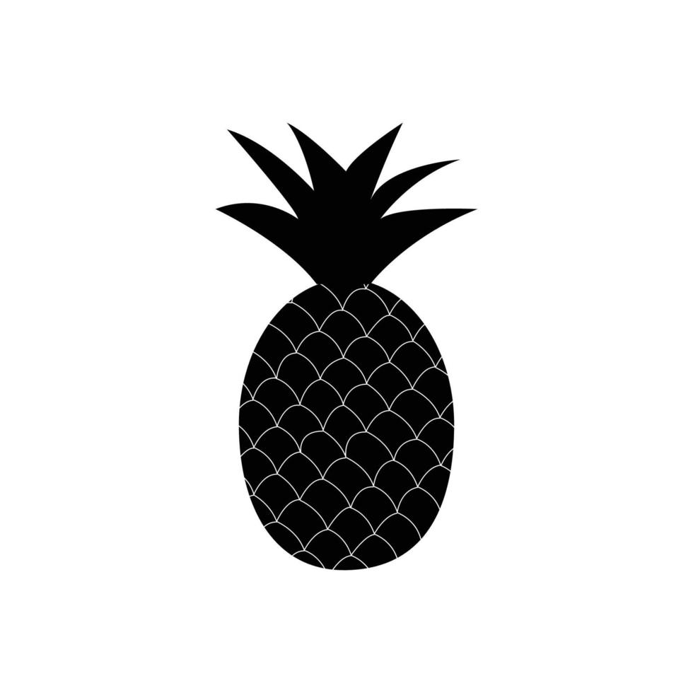 vettore logo ananas