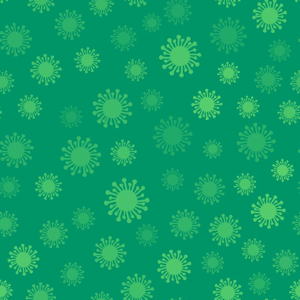 modello a partire dal leggero verde virus su un' verde sfondo per sito web disegno, stampa su carta e tessili. vettore illustrazione.