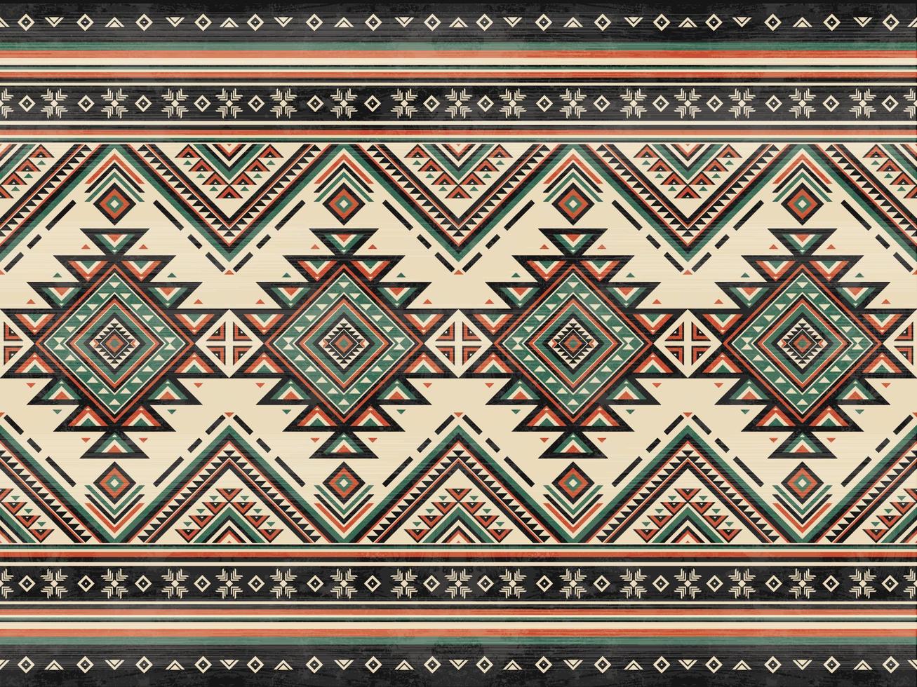 nativo americano modello indiano ornamento modello geometrico etnico tessile struttura tribale azteco modello navajo messicano tessuto senza soluzione di continuità vettore decorazione