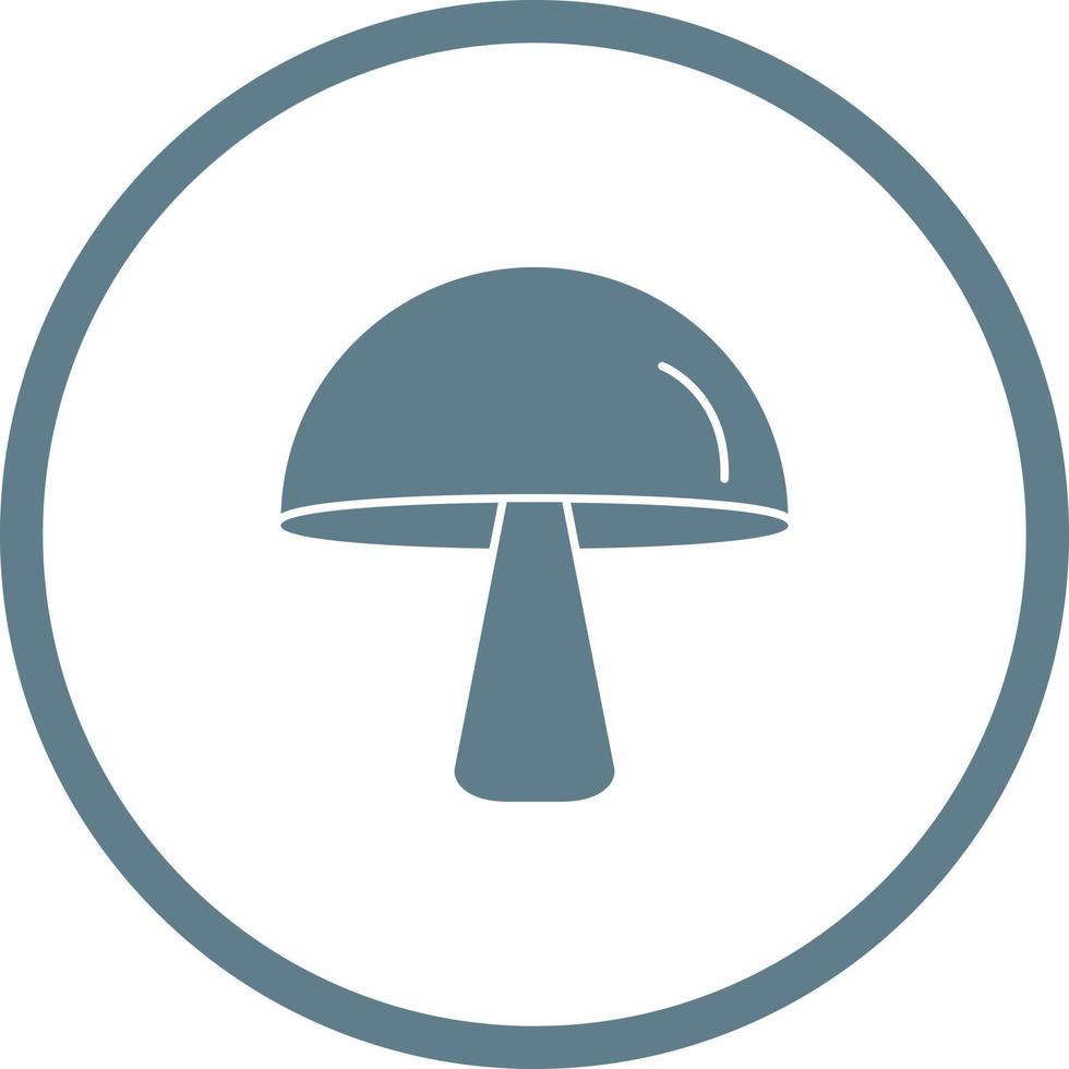 unico fungo vettore glifo icona