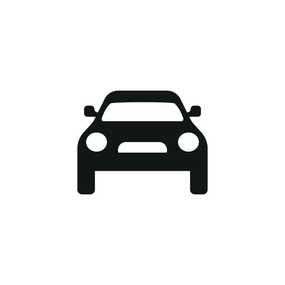 auto vettore icona. isolato semplice Visualizza davanti logo illustrazione. cartello simbolo. auto stile auto logo design con concetto gli sport veicolo icona silhouette