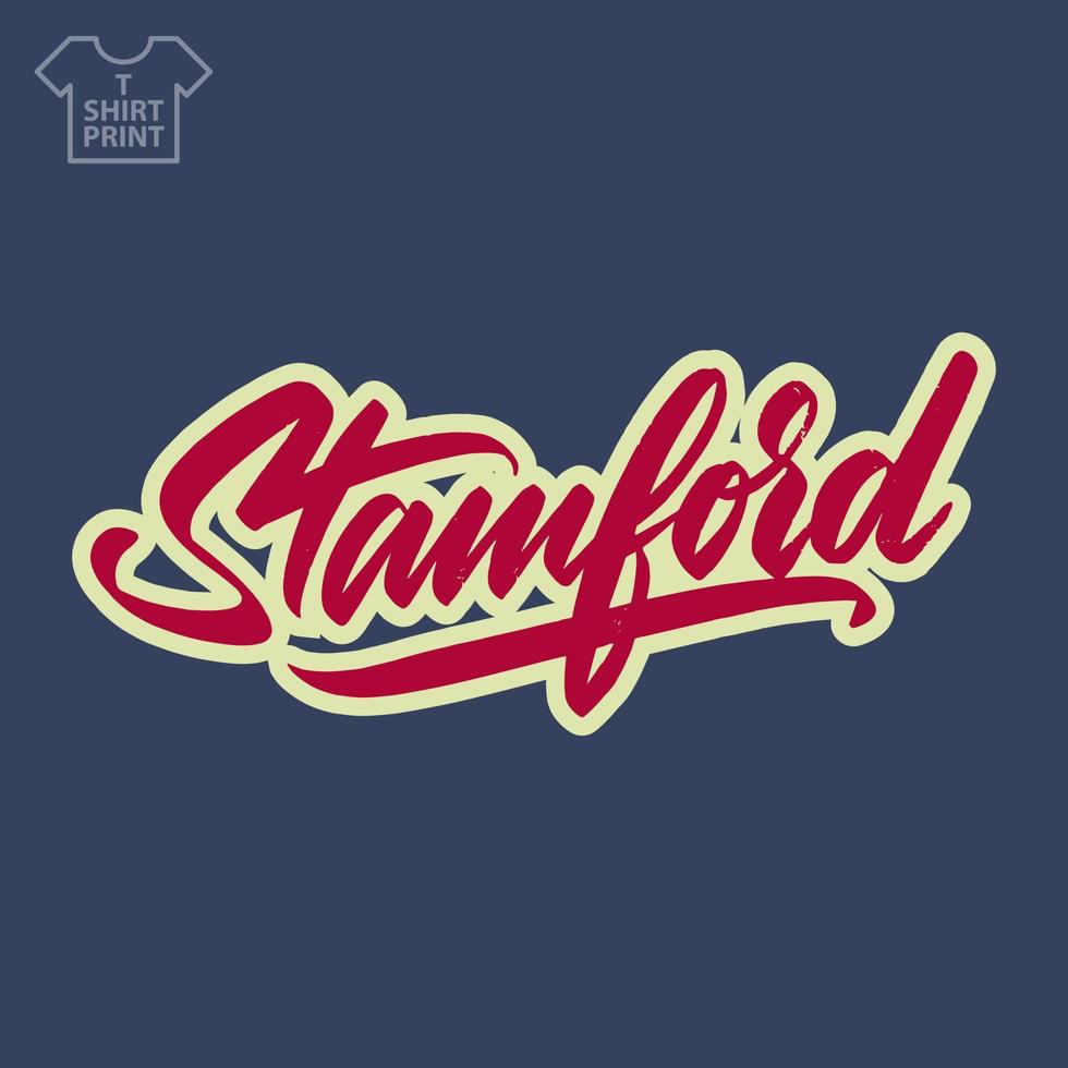 stamford America città logo nel Vintage ▾ grunge stile. per stampa su souvenir. vettore illustrazione.