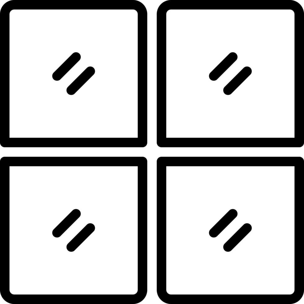 linea icona per sezioni vettore