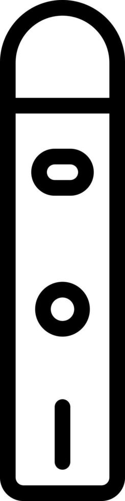 linea icona per baccello vettore