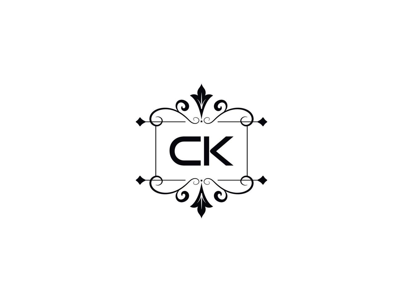 creativo ck logo Immagine, monogramma ck lusso lettera design vettore