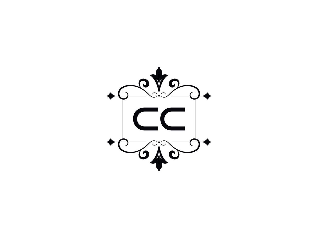 creativo cc logo Immagine, monogramma cc lusso lettera design vettore