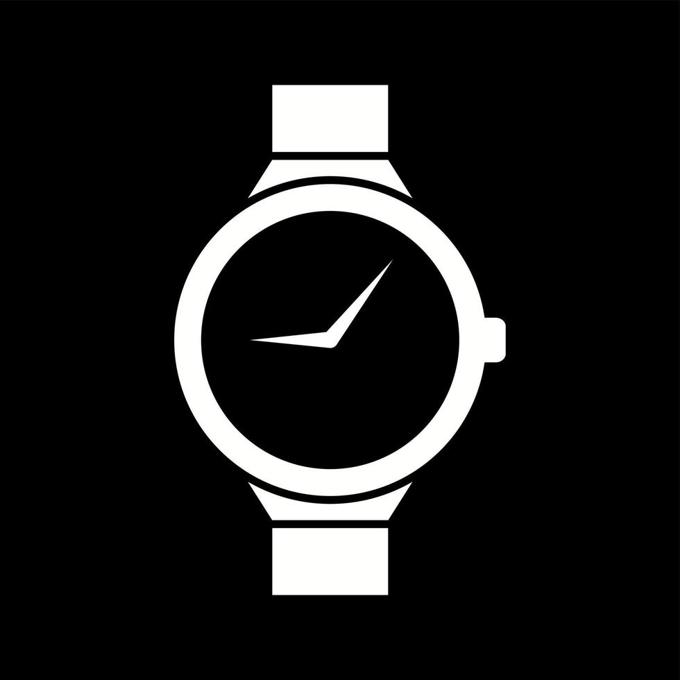 unico casuale orologio vettore glifo icona