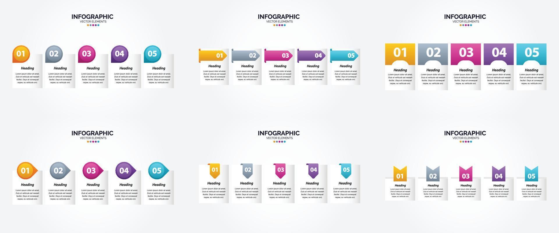 vettore illustrazione infografica piatto design impostato per pubblicità opuscolo aviatore e rivista