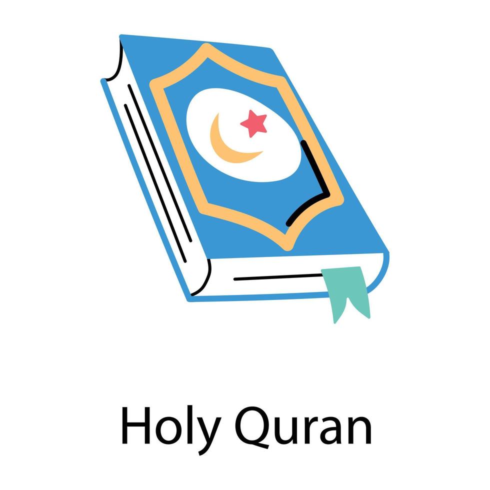 di moda santo Corano vettore