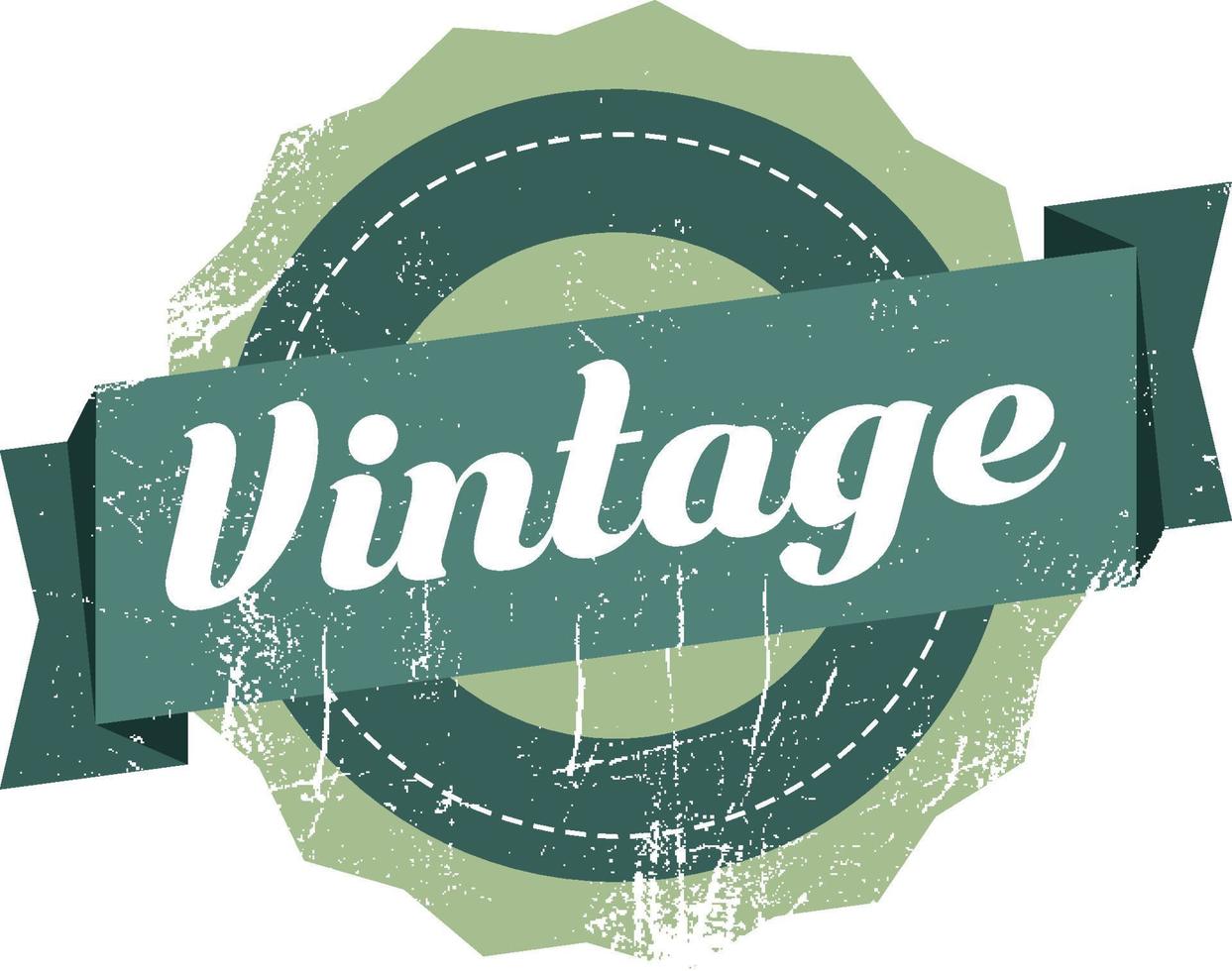 Vintage ▾ stile logo design vettore