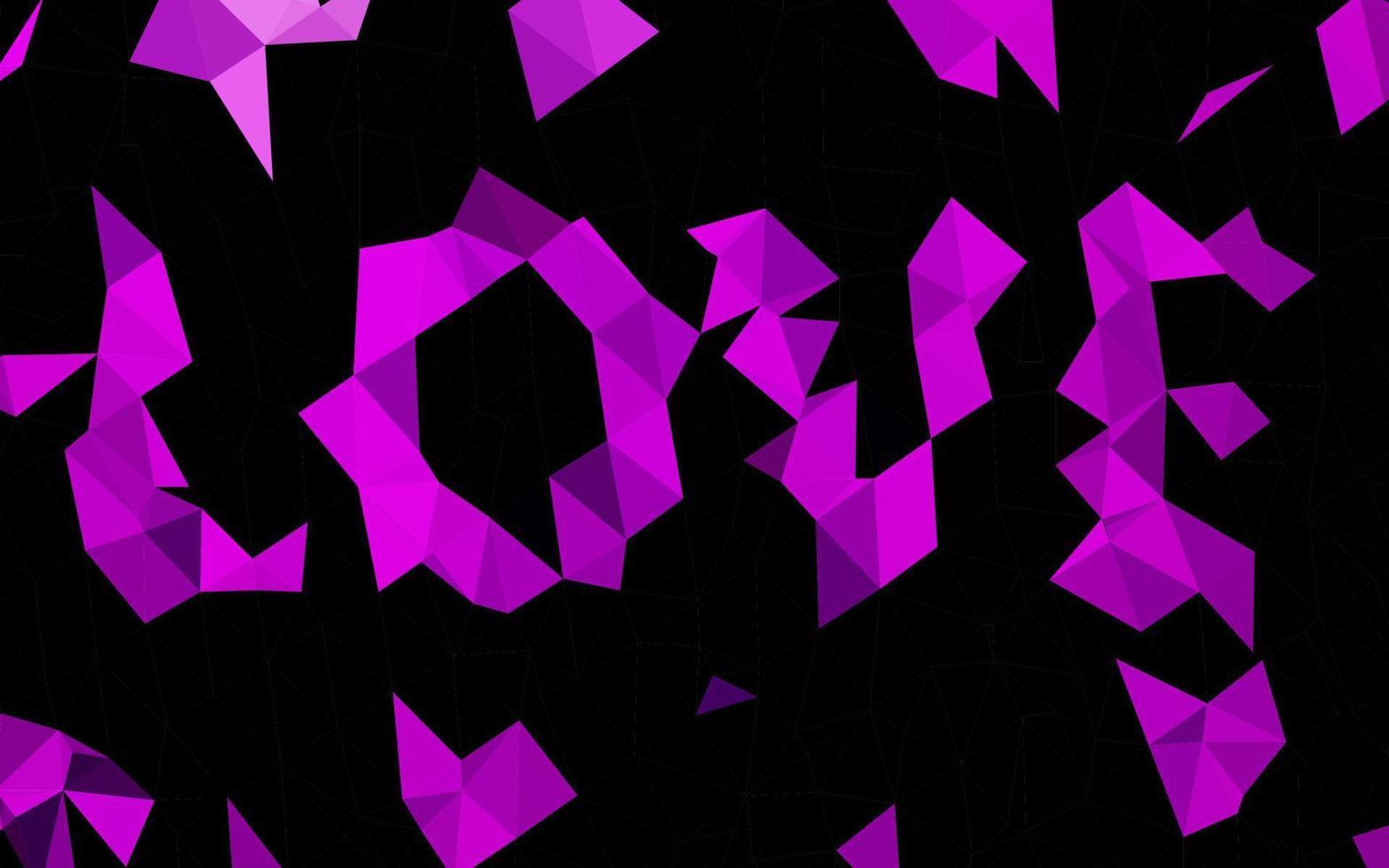modello di triangolo sfocato vettore viola scuro.