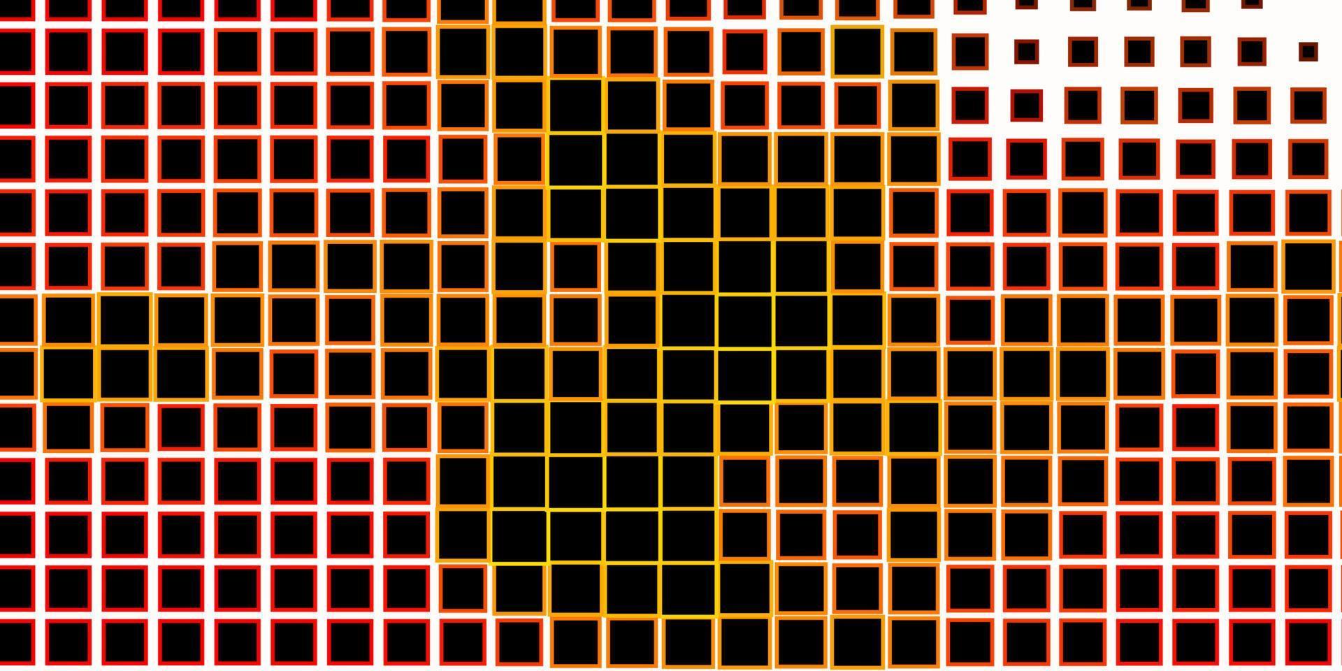 modello vettoriale arancione scuro con rettangoli.