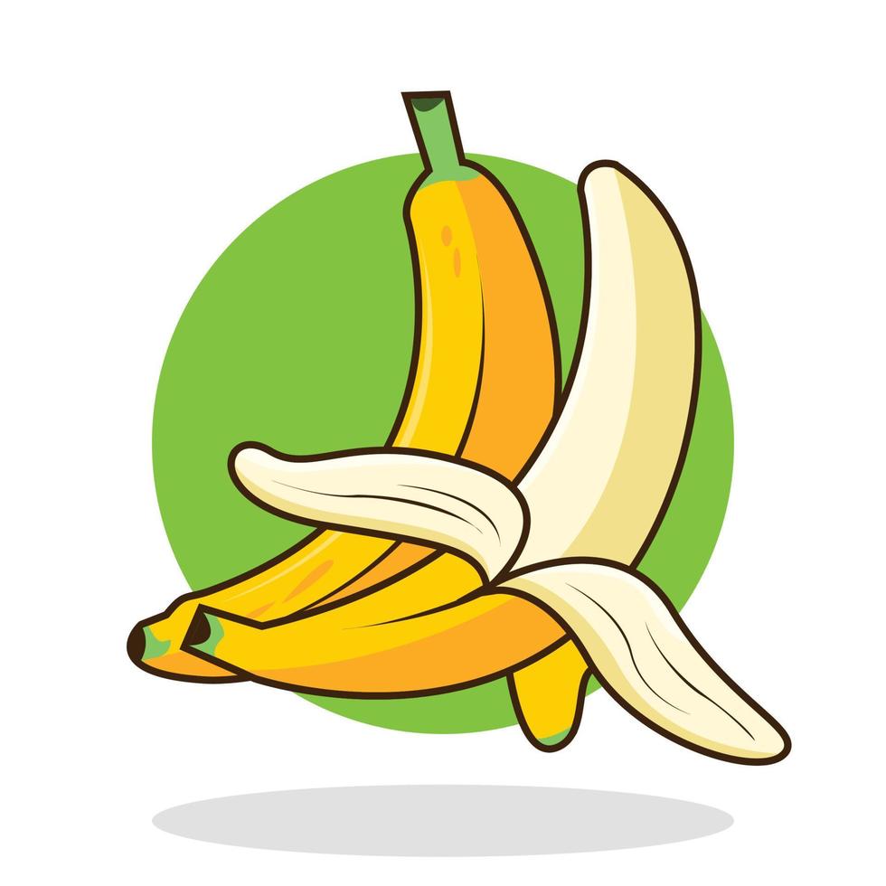 Banana vettore piatto stile