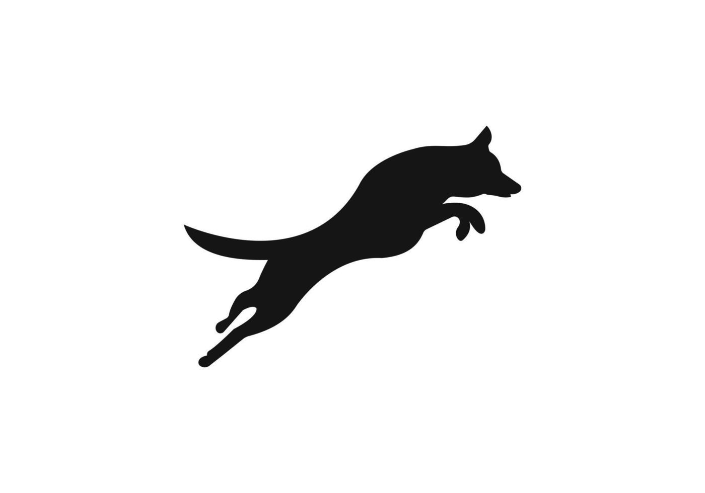 cane logo design vettore design creativo minimo, e moderno di tendenza. stilizzato animale domestico logo design.