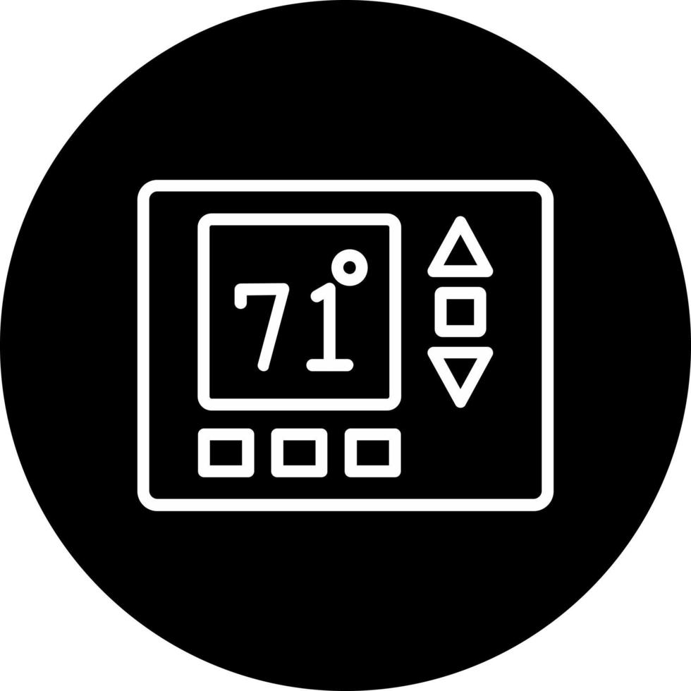 termostato vettore icona