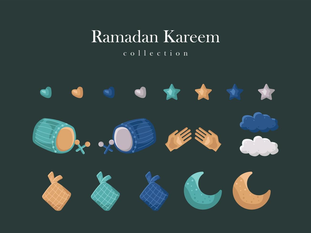 Ramadan islamico mubarak sfondo arabo illustrazione ornamento modello elemento astratto Arabo Islam vettore