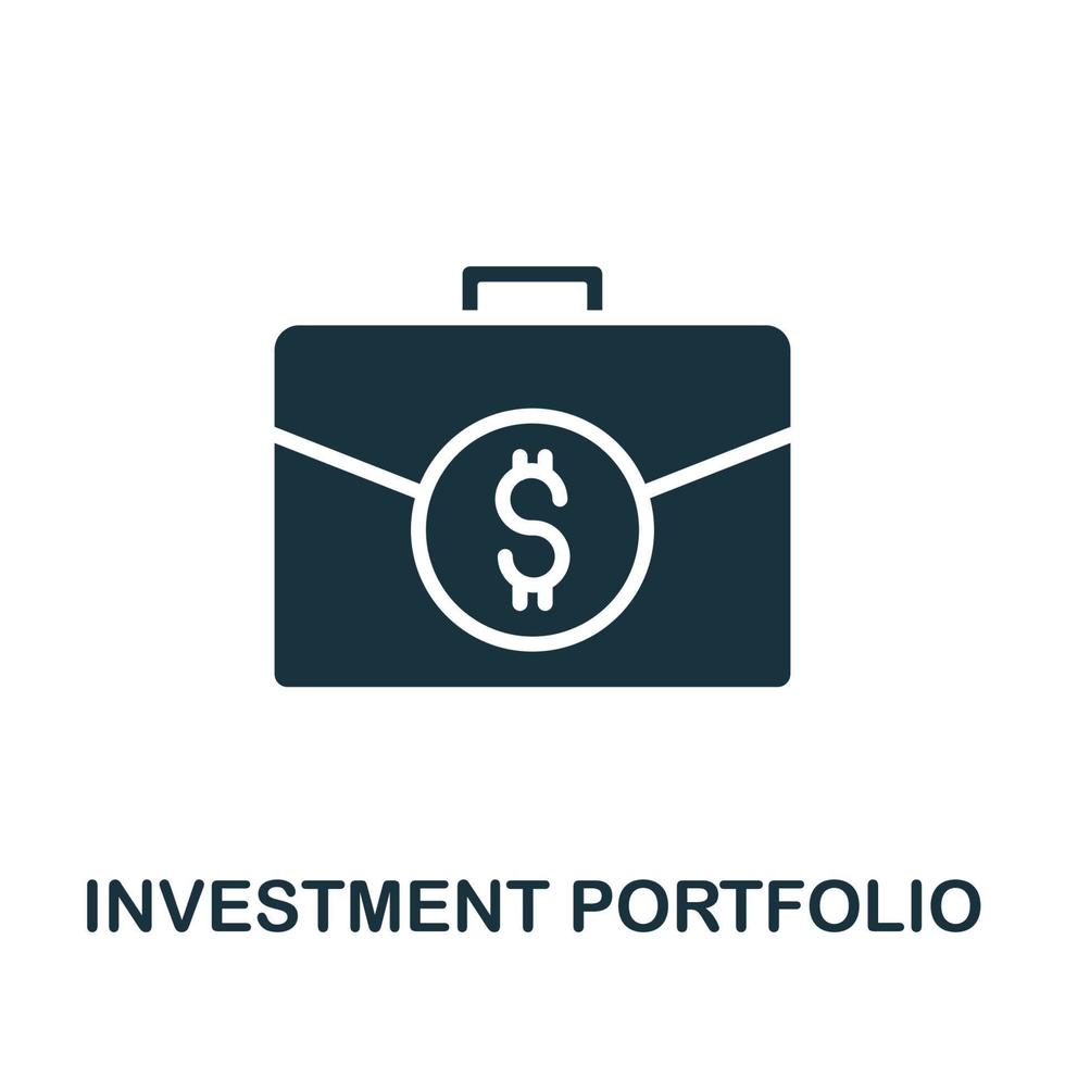 investimento portafoglio icona. semplice elemento a partire dal attività commerciale organizzazione collezione. creativo investimento portafoglio icona per ragnatela disegno, modelli, infografica e Di Più vettore