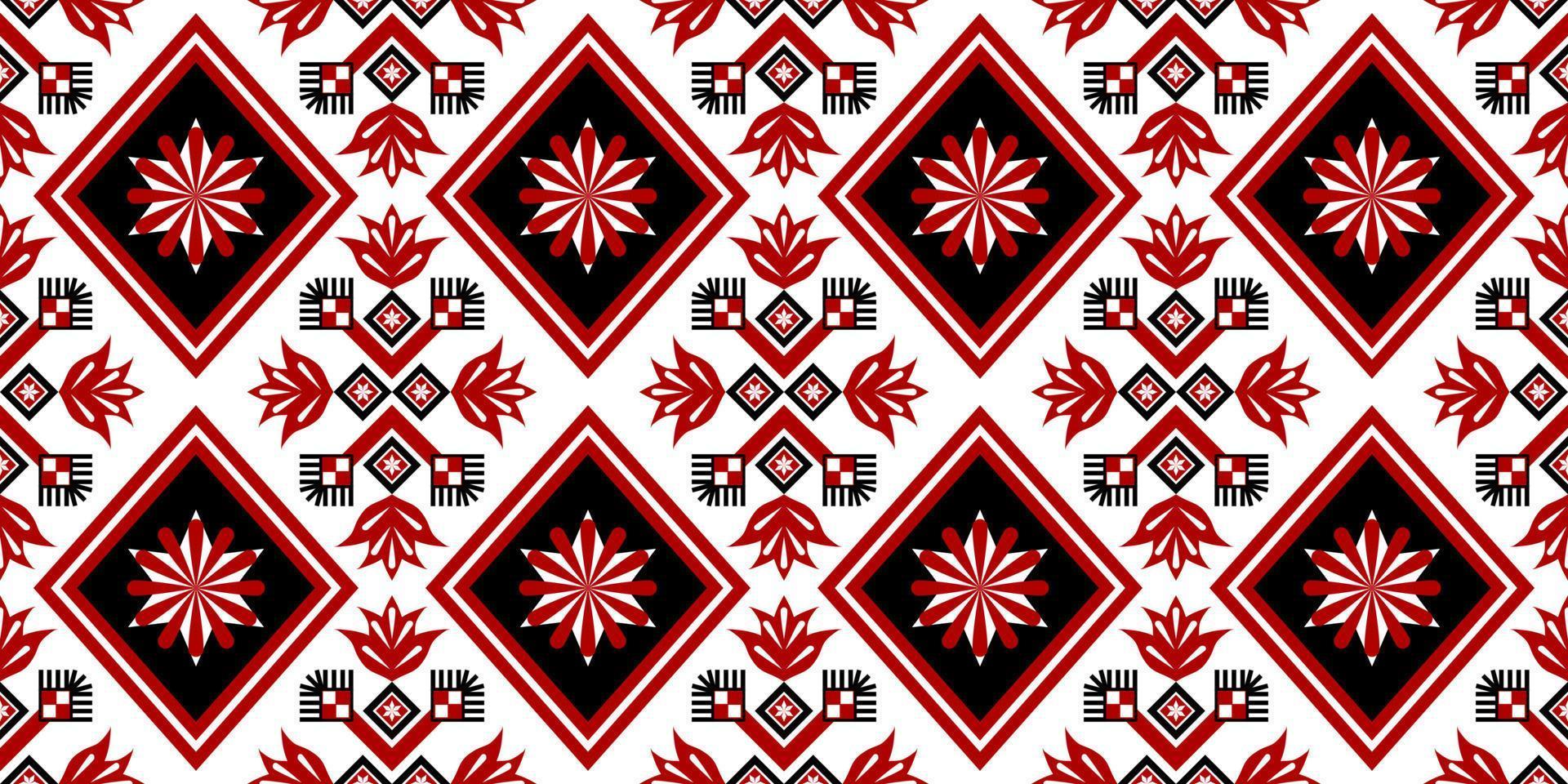 tessuto modello geometrico per sfondo tappeto sfondo capi di abbigliamento avvolgere batik tessuto ricamo illustrazione vettore bellissimo