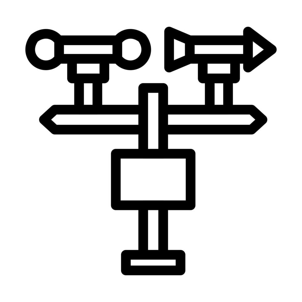 tempo metereologico stazione icona design vettore