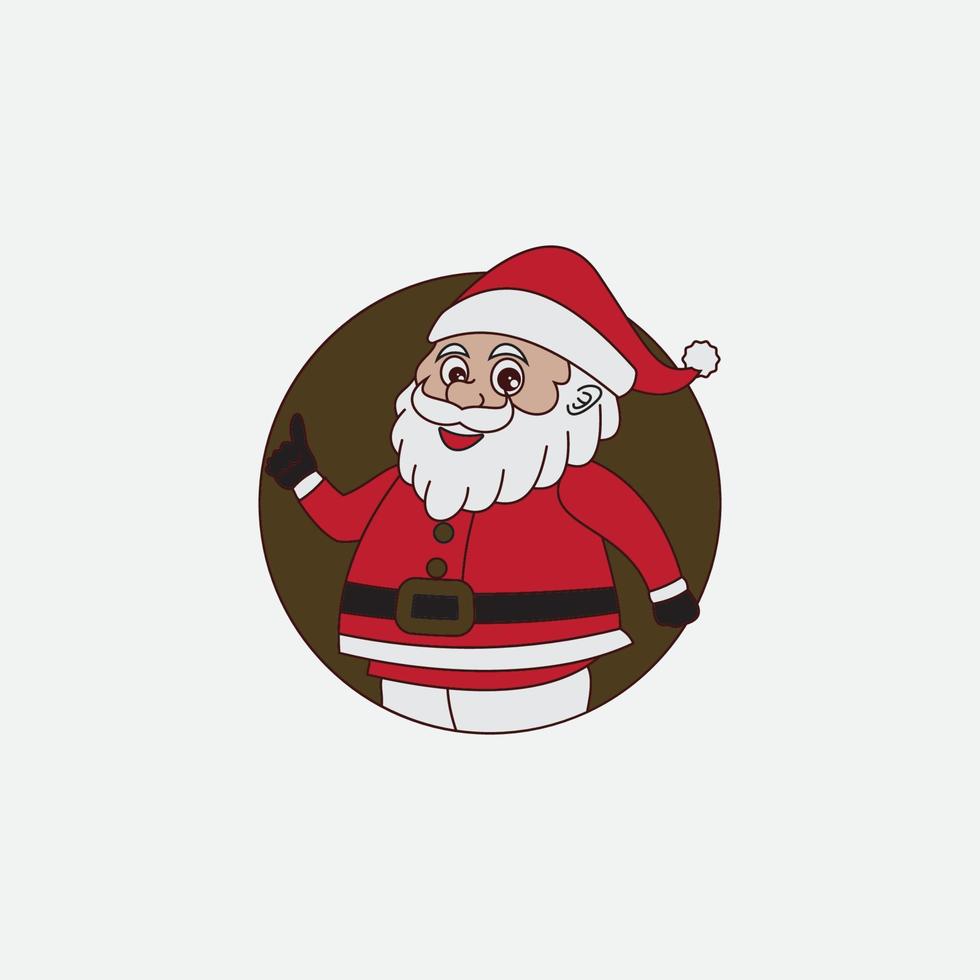 Santa Claus vettore illustrazioni design icona logo