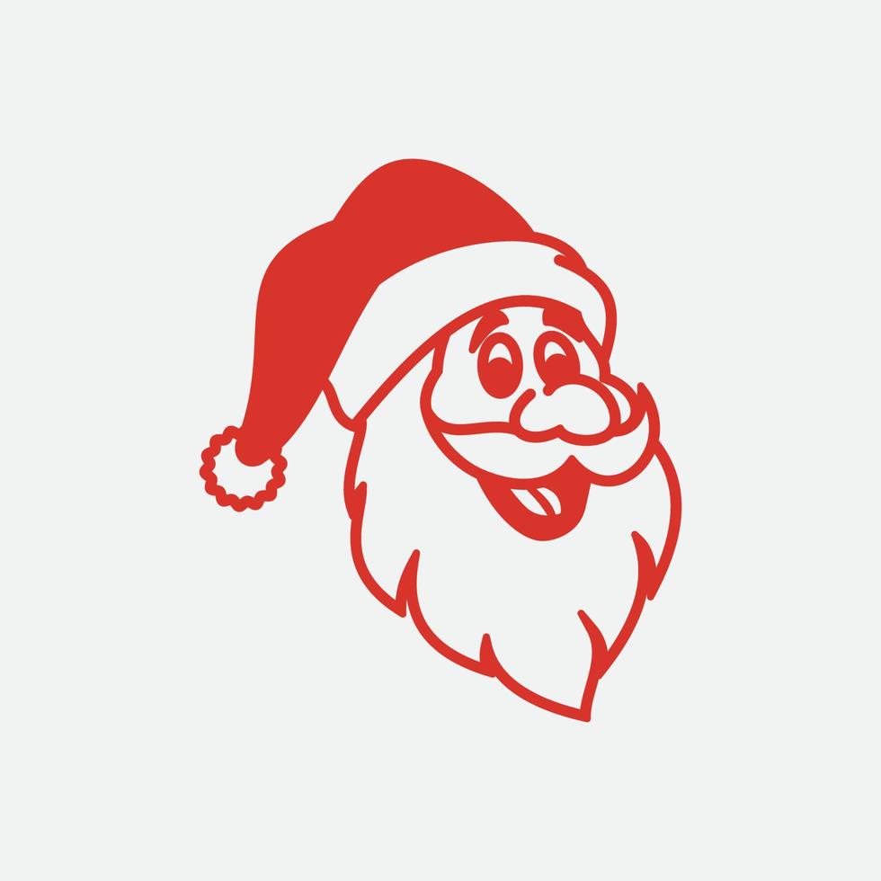 Santa Claus vettore illustrazioni design icona logo