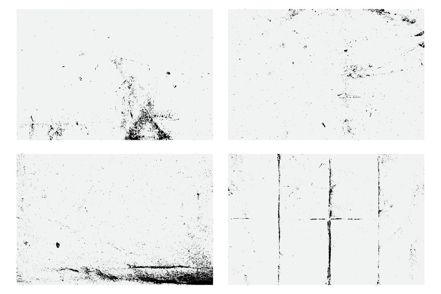 impostato di il struttura con effetto grunge, danneggiato, vecchio vettore eps