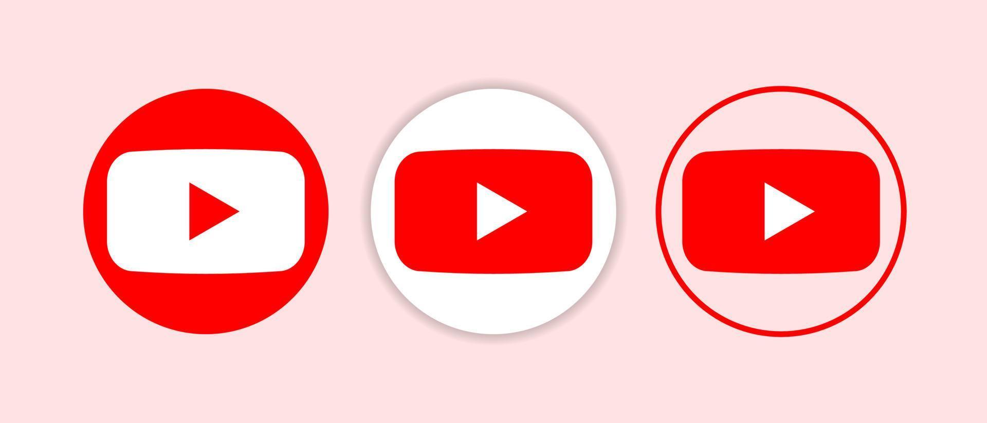 Youtube icona logo vettore