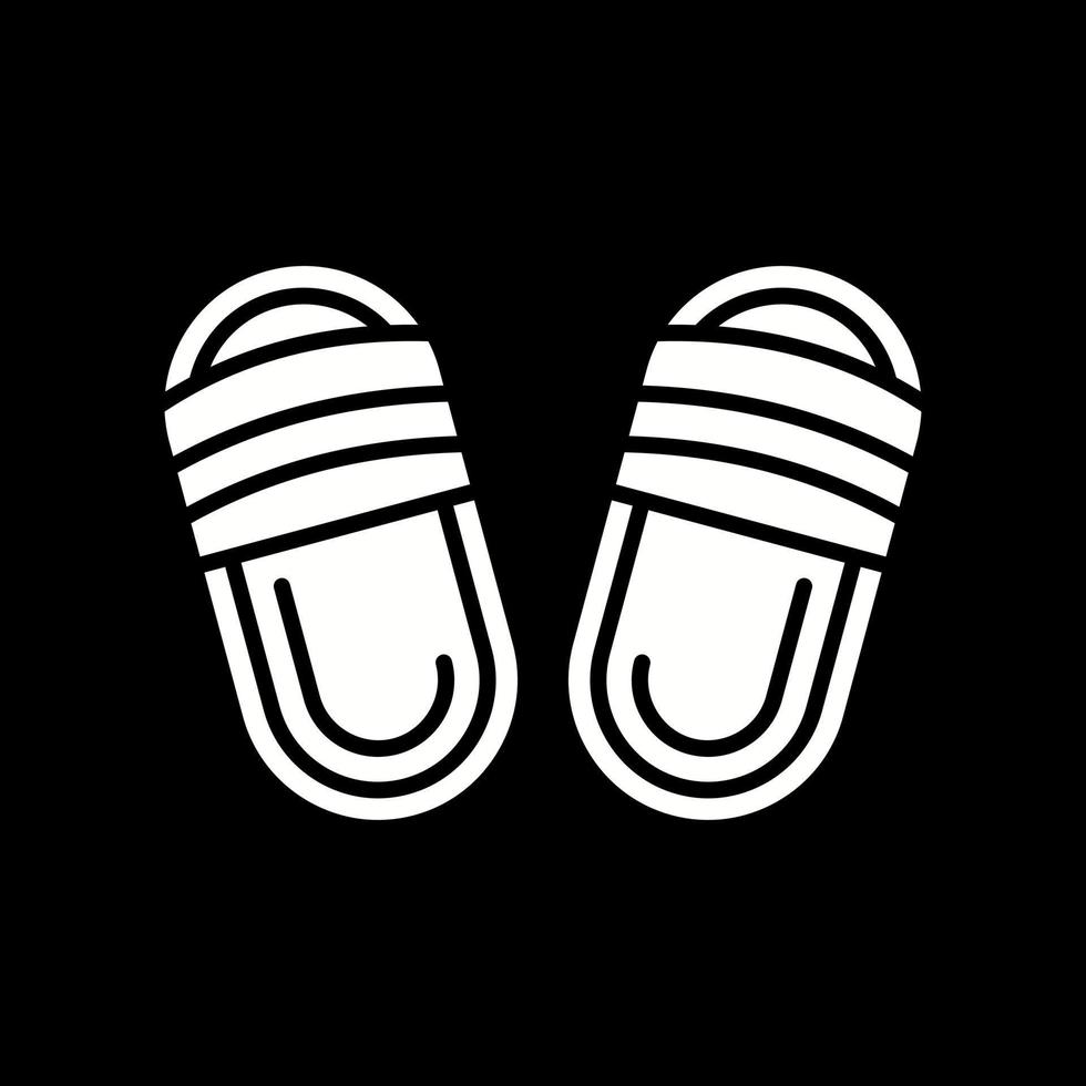 pantofole vettore icona