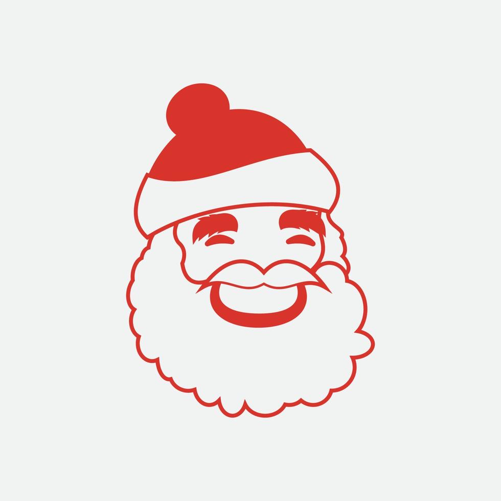 Santa Claus vettore illustrazioni design icona logo