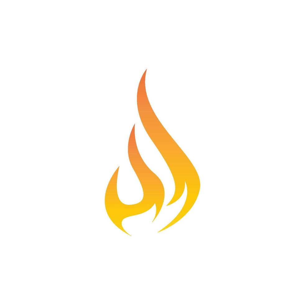 fuoco, fiamma, icona, e, simbolo, vettore, illustration vettore