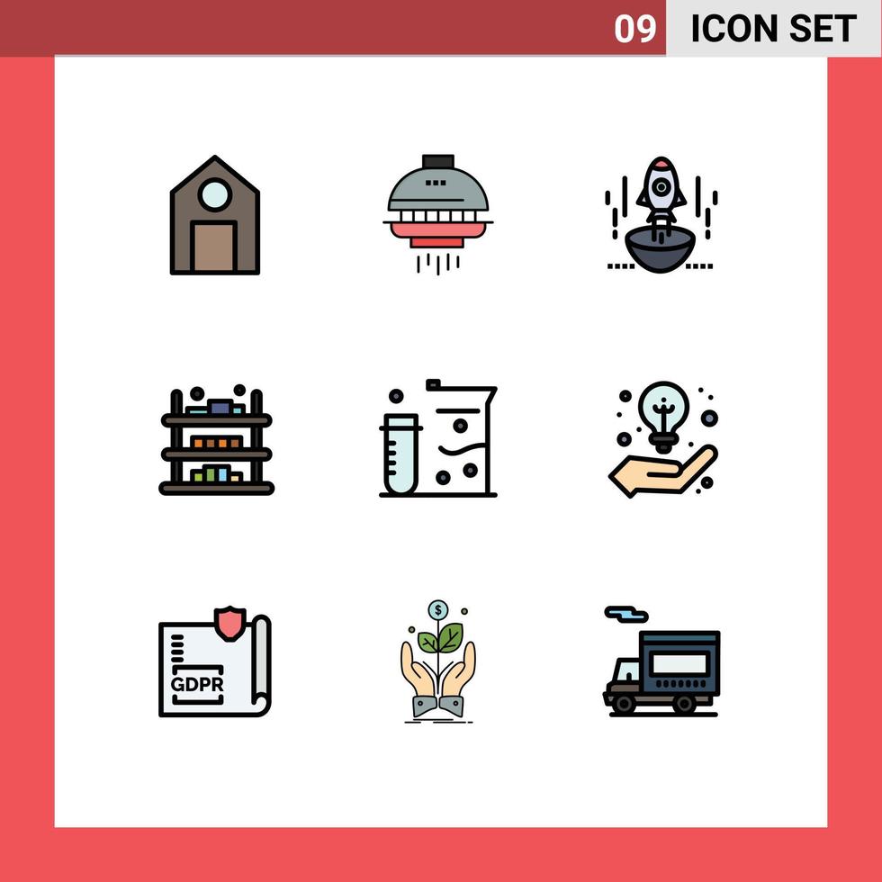 impostato di 9 moderno ui icone simboli segni per vendita commercio lanciare acquistare imprenditore modificabile vettore design elementi