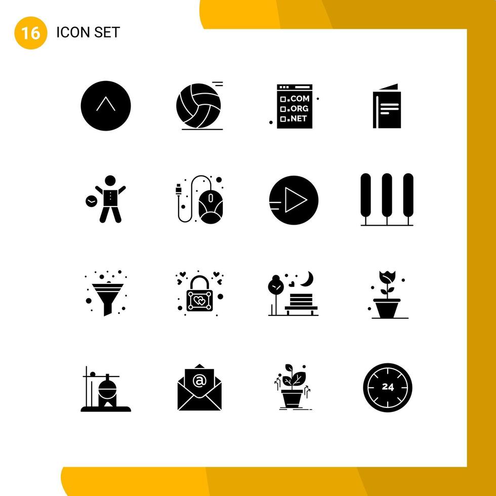 azione vettore icona imballare di 16 linea segni e simboli per Palestra annuncio pubblicitario codice opuscolo menù modificabile vettore design elementi