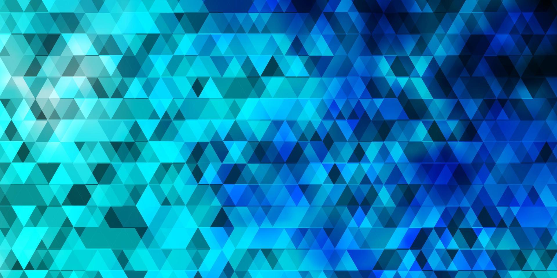 sfondo vettoriale azzurro con linee, triangoli.