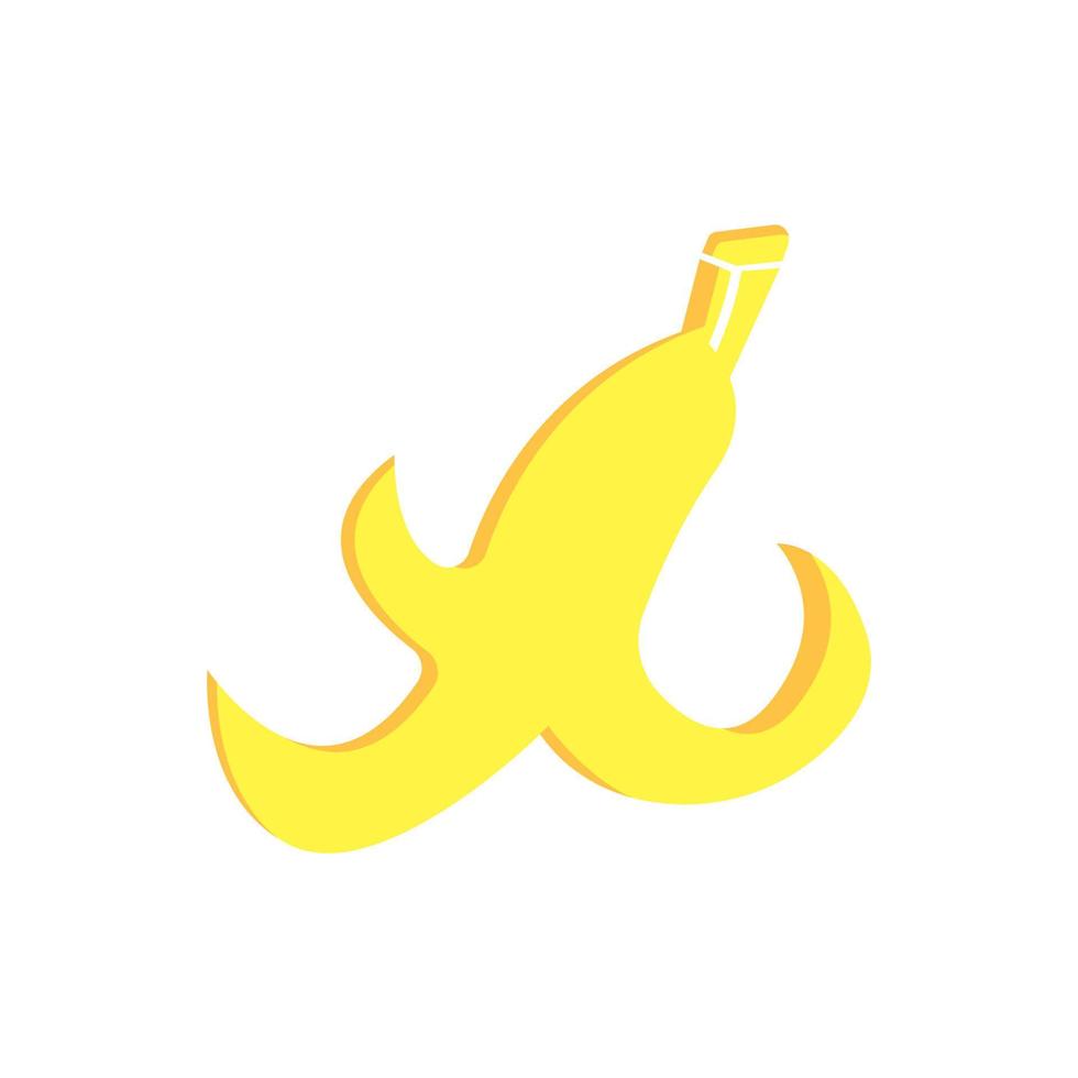 Banana logo, icona illustrazione vettore design