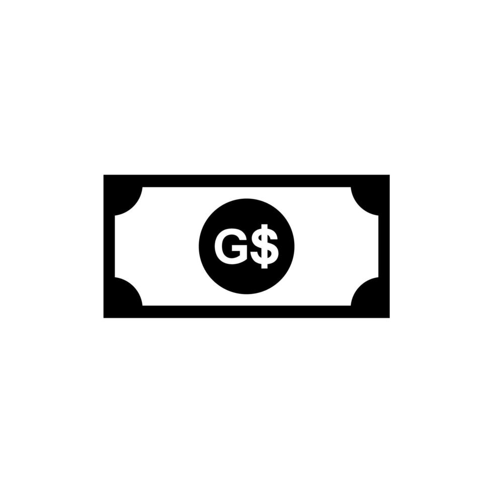 Guyana moneta, guyanaese dollaro icona, gid cartello. vettore illustrazione
