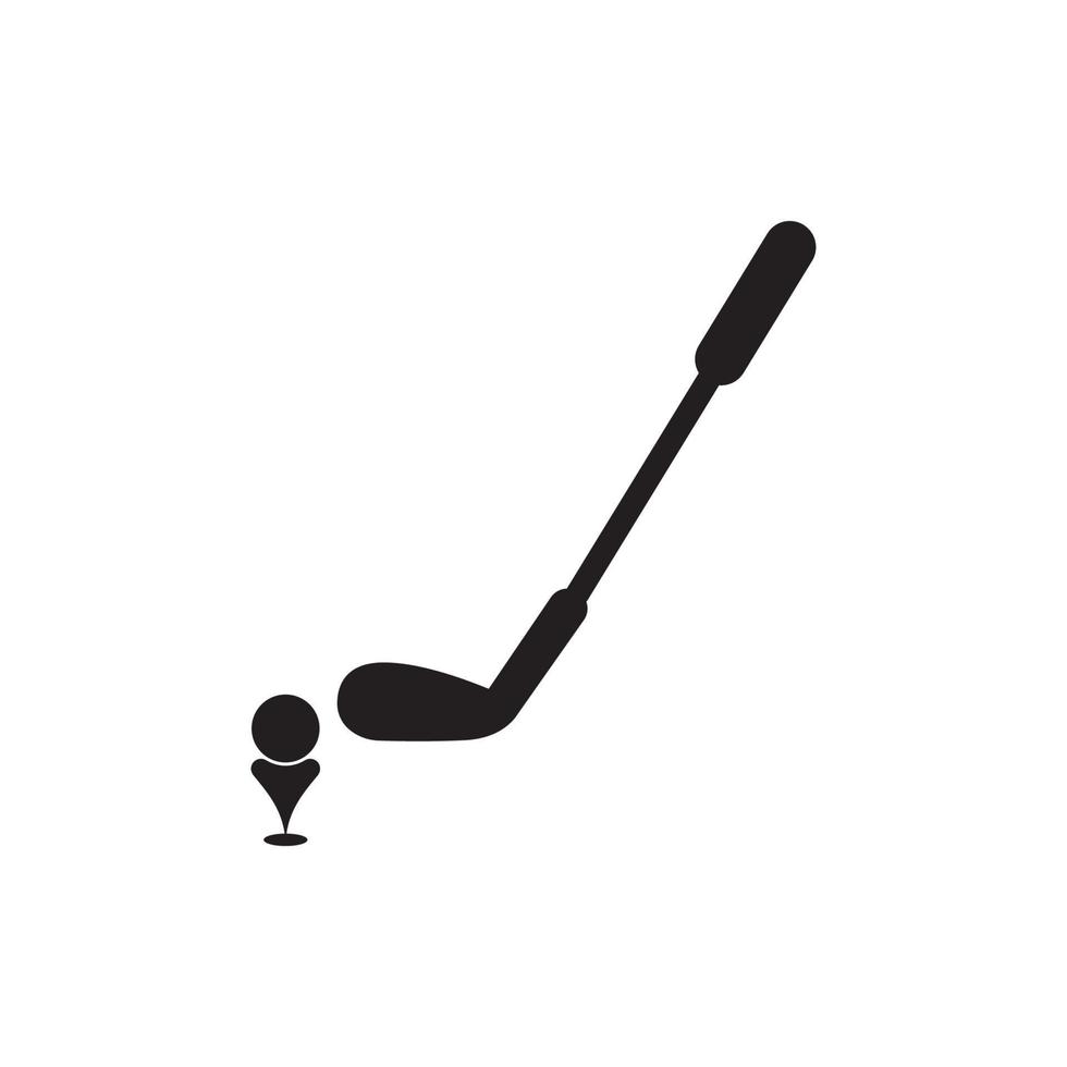 golf icona vettore illustrazione logo modello