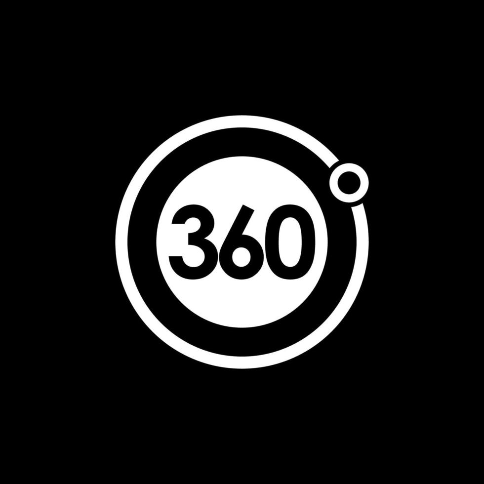 telecamera 360 grado icona vettore logo modello illustrazione design. vettore eps 10.