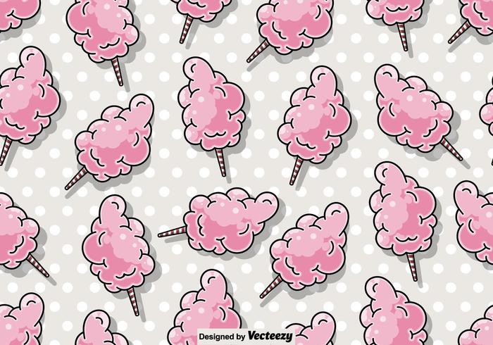 vector seamless candy floss pattern