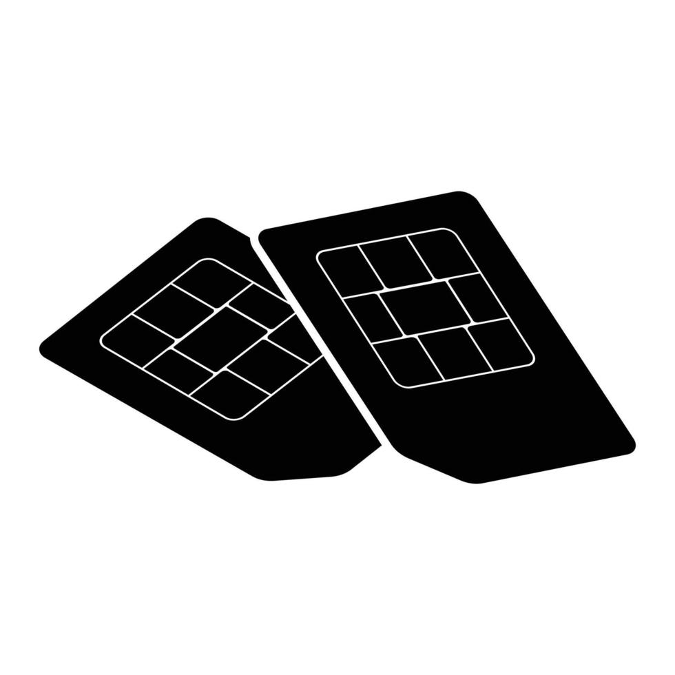 logo della scheda SIM vettore