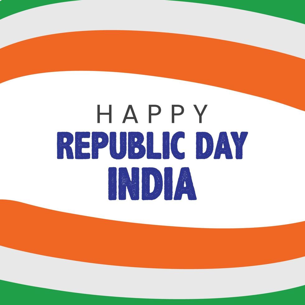 indiano repubblica giorno celebrazioni con 26th gennaio vettore illustrazione design